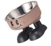 Elevated Pet Feeding Bowl With Ergonomic Designs Large Capacity Stainless Steel Food Feeders For Small Dog And Cats Stylish Pet Water Bowl