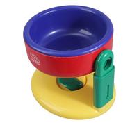 Elevated Pet Feeding Station With Height Option For Comfortable Dog Dining Feeding Bowl Bright Color Adjustable Pet Bowl