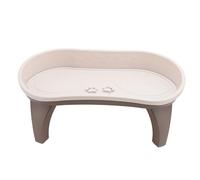 Elevated Pet Feeding Tray, Raised Pet Feeder Tray with Splash Guard, Dog Bowl Stand, Pet Food Dispenser Holder for Dogs, Cats