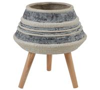 Elevated Plant Pot ATHAEA 37 cm Beige