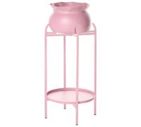 Elevated Plant Pot MOKUREN Metal 25 cm Pink