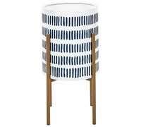 Elevated Plant Pot NEMOROSA Metal White