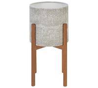 Elevated Plant Pot PINSAPO Metal Grey