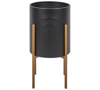 Elevated Plant Pot SEROTINA Metal Black