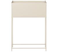 Elevated Plant Pot TAPIEN Metal 70 cm Beige