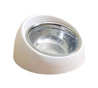 Elevated Slanted Cat Bowls | 16° Angled Raised Cat Food Bowls Suitable for Moustaches | Whisker Fatigue Cat for High Feeding, Shallow, Low Prof