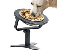 Elevated Slow Feeder Dog Bowls - Adjustable Stand for Water Bowl | Non-Slip Raised Feeding Bowl for Small Cats Dogs Puppies Pets | Height Custom Comfort Dining Accessory Indoor Kitchen Home