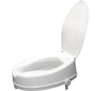 Raised Toilet Loo Seat with Lid For Disability & Elderly Persons - 2" With Lid