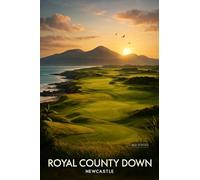 Elevated View Of Royal County Down - A4 Travel City Poster Wall Art Home Decor Art Print Featuring Iconic Landmarks and Global Destinations for Interiors Inspired by Culture and Exploration