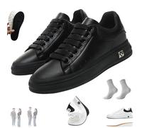 Elevateshoes Classic, Elevate Shoes for Women, Invisible Height Increase 4/6/8 cm, Increase Your Confidence with Every Step, Unisex, for Dating, Work, Leisure(Black-6cm,39)