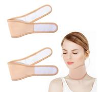 ElevateTech 2 Pcs Castor Oil Pack Wrap Organic Cotton for Liver Detox & Thyroid Kit Reusable Castor Oil Pack Compress for Women Men, Comfort Fit, Oils Not Included (White, Skin)