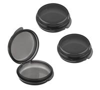 ElevateTech 3 Pack Small Pill Box Mini Pill Case Daily Pill Organizer Travel Pill Container Medicines Storage Box(Black)