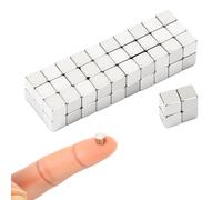 ElevateTech 65Pack Small Square Cube Magnets, Fridge Magnets Rectangular Magnet FunMagnet TinyMagnets for Crafts Magnet for Whiteboard for Crafts