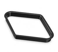 ElevateTech Black Billiards 9 Ball Diamond Pool Table Ball Rack Plastic | Billiard Pool Ball Triangle Rack, 9-Ball Pool Table Triangle Rack for Standard 2-1/4" Pool Balls, Pool Table Accessories