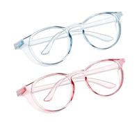 ElevateTech Safety Glasses Anti Fog Goggles For Women Nurses Protective Eyewear Square Frame Stylish Clear Glasses for Women Men Eyewear Blue Light Blocking Anti Dust UV Protection Glass