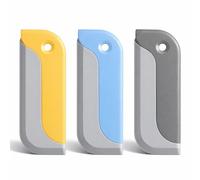 ElevateTech Small Shower Squeegee, 3 Pcs Silicone Shower Scraper Mini Window Squeegees Shower-Screen Wiper Compact Kitchen Bathroom Squeegees for Car Windows Windscreen Window and Glass Mirror Cleaner