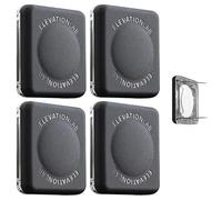 Elevation Lab AirTag Mount - Dual Pin Discreet (4 Pack) - Secure, Low-Profile, Multiuse for Luggage, Bags or Jackets