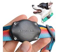 Elevation Lab TagVault AirTag Dog Collar Mount (Single) - IP69 Waterproof, Doesn't Dangle, Fits All Width Collars, Glow in The Dark