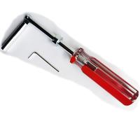 Elevator Door Key Drop Key Solid Carbon Steel with Plastic Handle Heavy Duty Elevator Keys (1, RED)