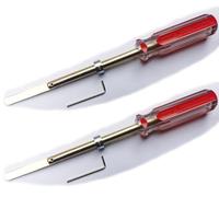 Elevator Drop Key Elevator Door Key Emergency Key with Handle… (2, Red)