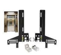 Elevator Guide Gauge - Positioner Stainless Steel Ruler | 1 Set Single Track Elevators Guides Rail Gauges School Boards for Positioning - Size - Marked As Per The Picture