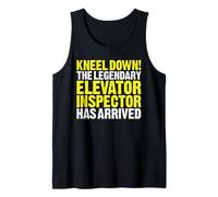 Elevator Inspector Kneel Down Tank Top
