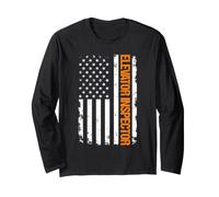Elevator Inspector USA Flag Long Sleeve T-Shirt
