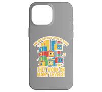 Elevator Jokes Work on Many Levels Funny Pun Dad Joke Humor Case for iPhone 16 Pro Max