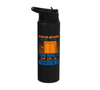 Elevator Mechanic - Be Nice I Can Make It Look Like Accident Stainless Steel Insulated Water Bottle
