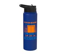 Elevator Mechanic - Be Nice I Can Make It Look Like Accident Stainless Steel Insulated Water Bottle