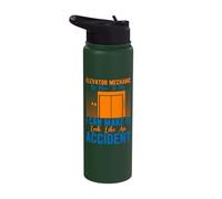 Elevator Mechanic - Be Nice I Can Make It Look Like Accident Stainless Steel Insulated Water Bottle