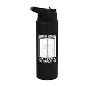 Elevator Mechanic If I Pray that You Should Do The Elevator Stainless Steel Insulated Water Bottle