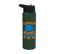 Elevator Mechanics - Elevator Mechanics Take You to The Top Stainless Steel Insulated Water Bottle