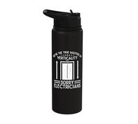 Elevator Mechanics We are The True Masters Elevator Repair Stainless Steel Insulated Water Bottle