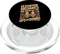 Elevator Mechanics We Know All The Ups And Downs PopSockets PopGrip for MagSafe