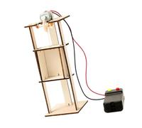 Elevator Model with Visible Motor Gear Drive for Home Learning