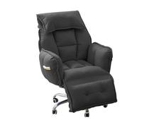 Elevator Recliner Chair with Footrest Dark Grey Gaming Chair Ergonomic Study Desk Chair 360° Swivel Office Chair with Steel Base and Wheels