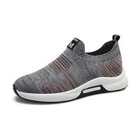 Elevator Shoes Men's 10 cm Lift Shoes Jogging Shoes Lace-Up Shoes, Grey 6 | Invisible elevation shoes, breathable, non-slip, platform comfort, leisure, for jogging, sports, everyday life, tennis