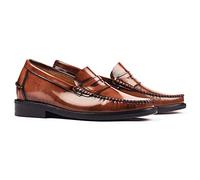Elevator Shoes with Invisible Insole, Height Increasing Shoes for Men. Be Taller 2.75 inches / 7 cm. Model Arosa Brown 43