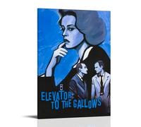ELEVATOR TO THE GALLOWS MOVIE POSTER Canvas Poster Wall Art Decor Living Room Bedroom Decoration Posters 16x24inch(40x60cm) Frame