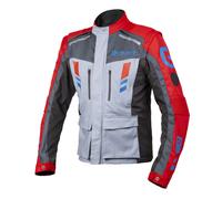 Eleveit Mud Maxi Motorcycle Textile Jacket, grey-red, size 3XL for Men