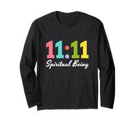 Eleven 11 Angel Time 1111 Spiritual Being Synchronicity Long Sleeve T-Shirt