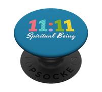 Eleven 11 Angel Time 1111 Spiritual Being Synchronicity PopSockets Adhesive PopGrip