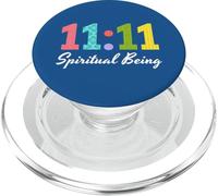 Eleven 11 Angel Time 1111 Spiritual Being Synchronicity PopSockets PopGrip for MagSafe