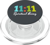 Eleven 11 Angel Time 1111 Spiritual Being Synchronicity PopSockets PopGrip for MagSafe