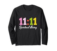 Eleven 11 Spiritual Being 1111 Angel Time Synchronicity Long Sleeve T-Shirt