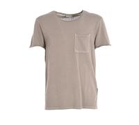 Eleven Paris ABDEL Womens short sleeve round neck t-shirt 17S1TS01 - Grey Cotton - Size Medium
