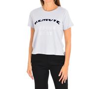 Eleven Paris ETESSA 17F2TS14 WoMens short sleeve t-shirt - Grey Cotton - Size X-Small
