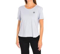 Eleven Paris EVOLUA 17F2TS501 Womens short sleeve t-shirt - Blue Cotton - Size Large