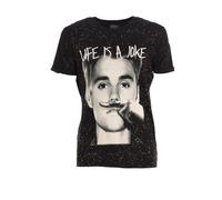 Eleven Paris Mens short sleeve round neck t-shirt 17S1TS238 - Black Cotton - Size Small